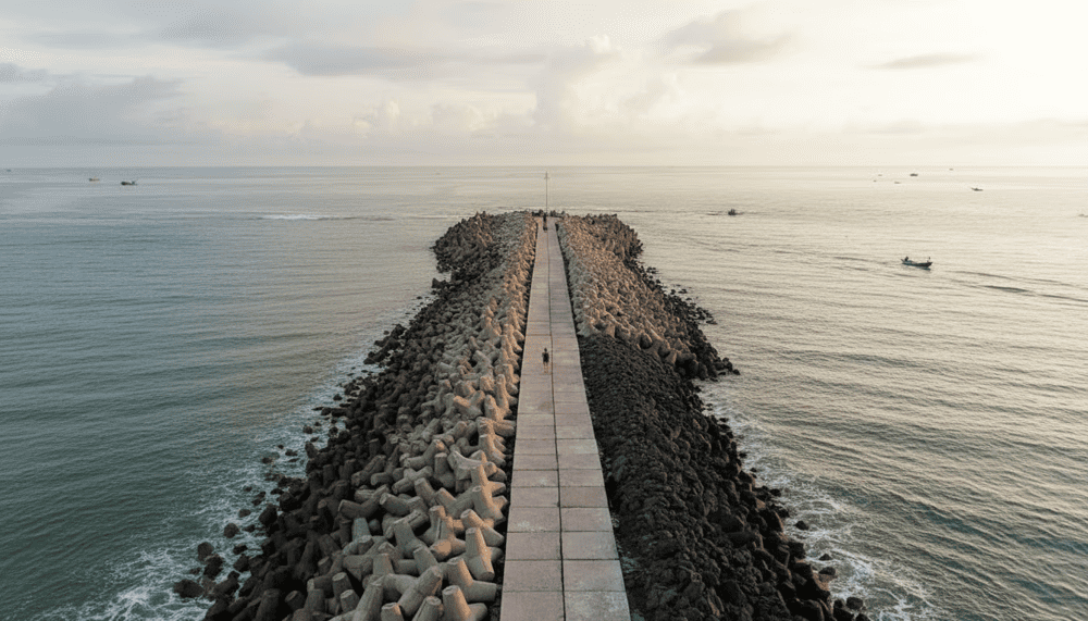 Cảng cá Bình Châu cũng là điểm check-in được giới trẻ ưa thích